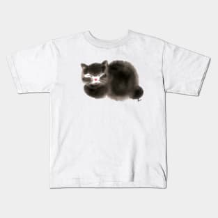 Fuzzy cat Kids T-Shirt